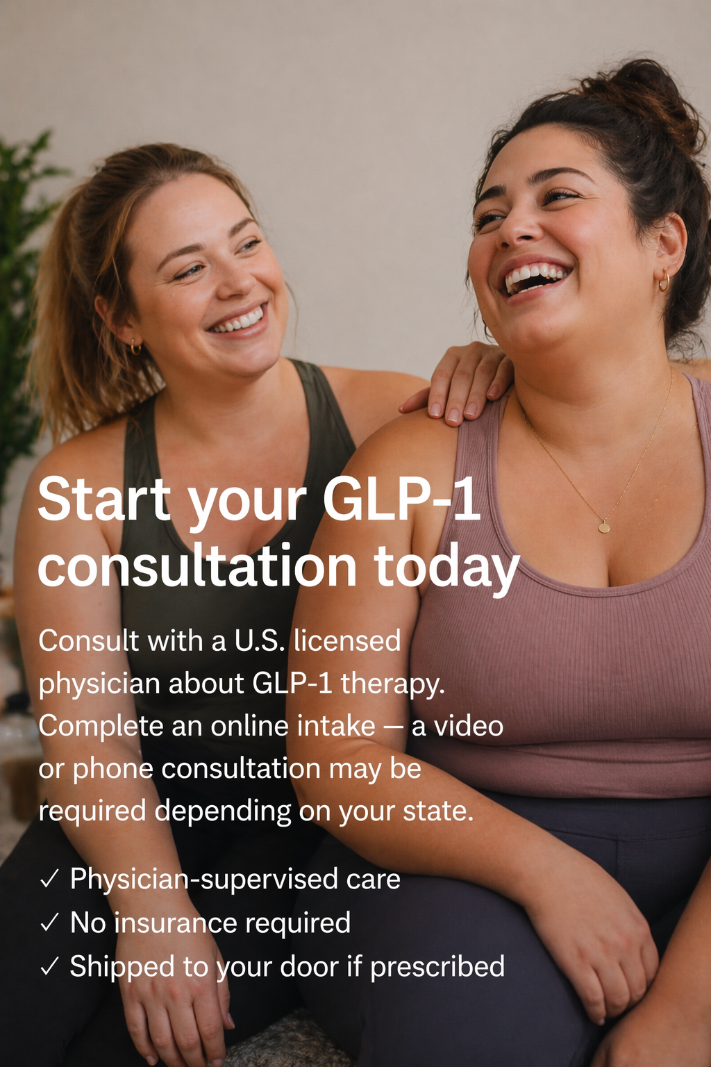 Women celebrating healthy lifestyle with DocSearch GLP-1 program